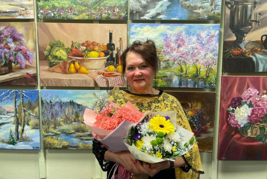 Festivāls “Baltkrievu gadatirgus Daugavpilī” sākās ar Veltas Loces gleznu izstādi